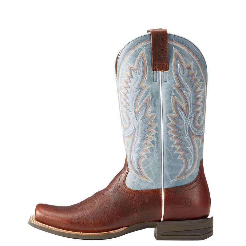 Ariat Relentless Advantage - Western Laarzen Bruin / Zilver Heren - 36706-187